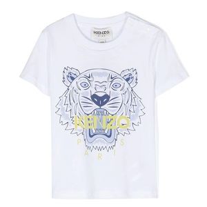 Kenzo kids tiger print crew neck t-shirt girls 16A NWOT